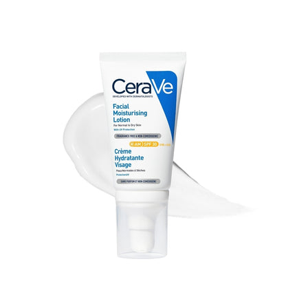 <Clearance Exp Sept 2026> CeraVe Facial Moisturising Lotion AM (Normal to Dry Skin) 52ML <Expire Sept 2026> Clearance