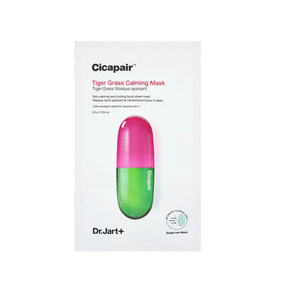 Dr.Jart+ Cicapair Tiger Grass Calming Mask 24g x 5 Masks (1 Box)