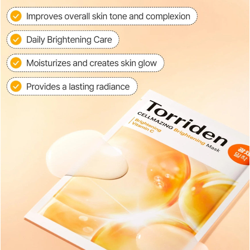 Torriden Mask - Dive In & Balanceful & Cellmazing Brightening (One Box & One Piece)