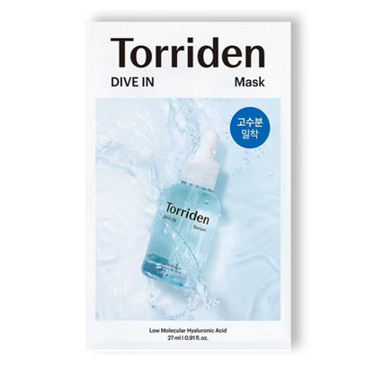 Torriden Mask - Dive In & Balanceful & Cellmazing Brightening (One Box & One Piece)