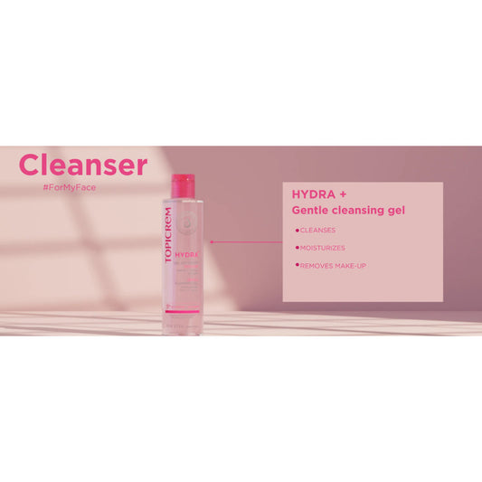 Topicrem Hydra+ Gentle Cleansing Gel 200ML