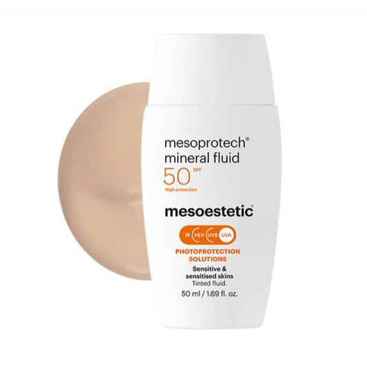 Mesoestetic Mesoprotech Mineral Fluid SPF50+ 50ML <Sensitive & Sensitized Skins>