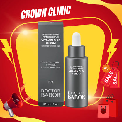 Doctor Babor Vitamin C-20 Serum 30ML (28.5% Vit C Hydro Peptide Complex)