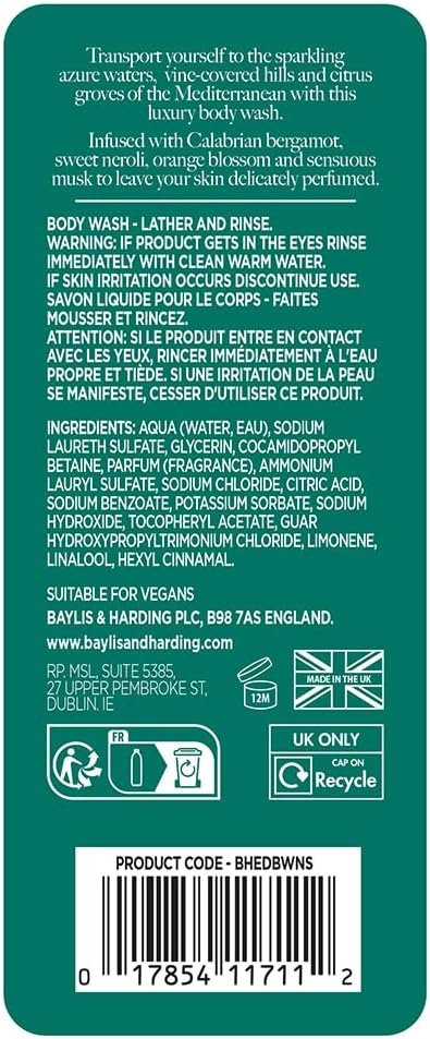 Baylis & Harding The Edit Neroli Sands Body Wash 400ML