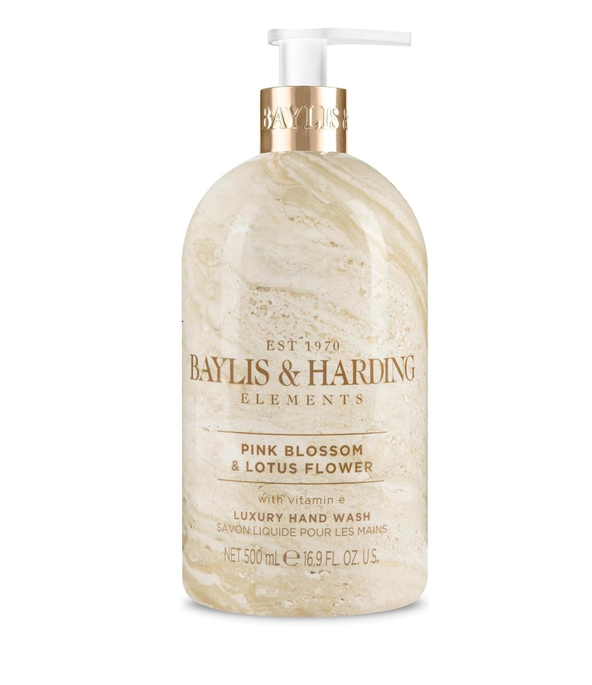 Baylis & Harding Elements Pink Blossom & Lotus Flower Luxury Hand Wash 500ML