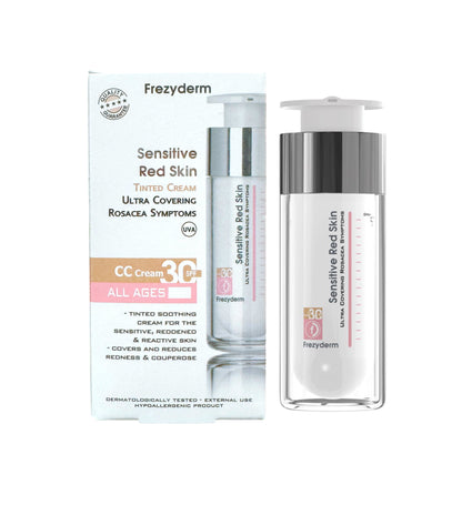 Frezyderm Sensitive Red Skin Tinted Cream CC Cream SPF30 (30ML)