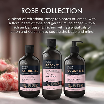 Baylis & Harding Goodness Rose & Geranium Body Wash 500ML