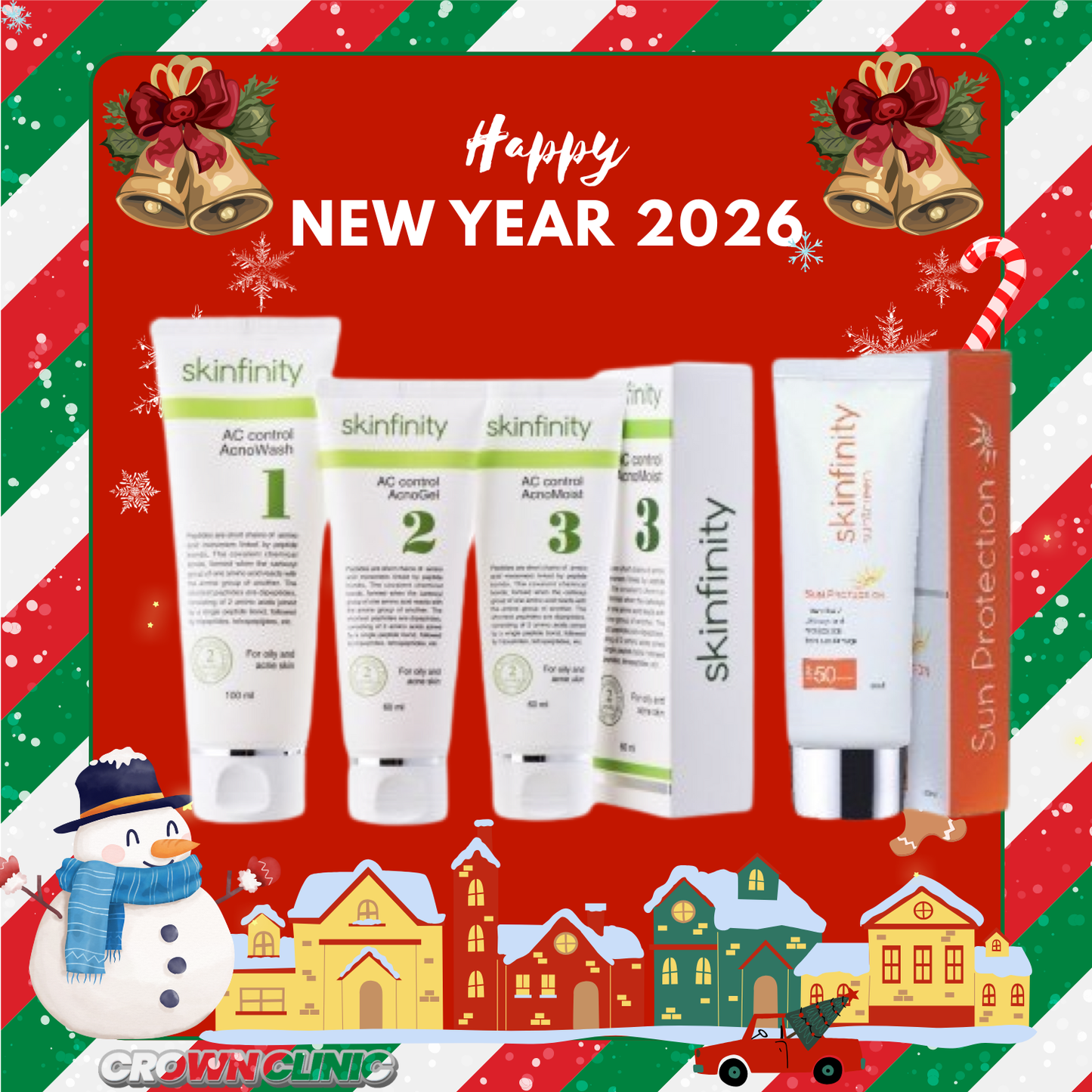Skinfinity Ac Control Set + Sunblock ( 4 STEPS)