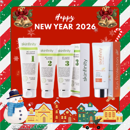 Skinfinity Ac Control Set + Sunblock ( 4 STEPS)