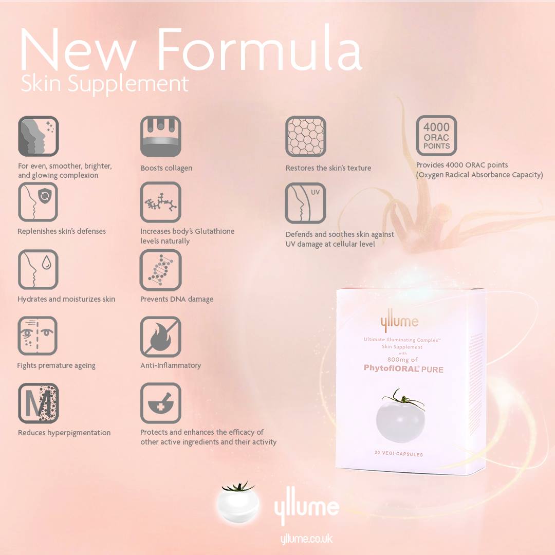 Yllume White Caps Phytofloral Pure (Supplement) 30' Vegi Capsule